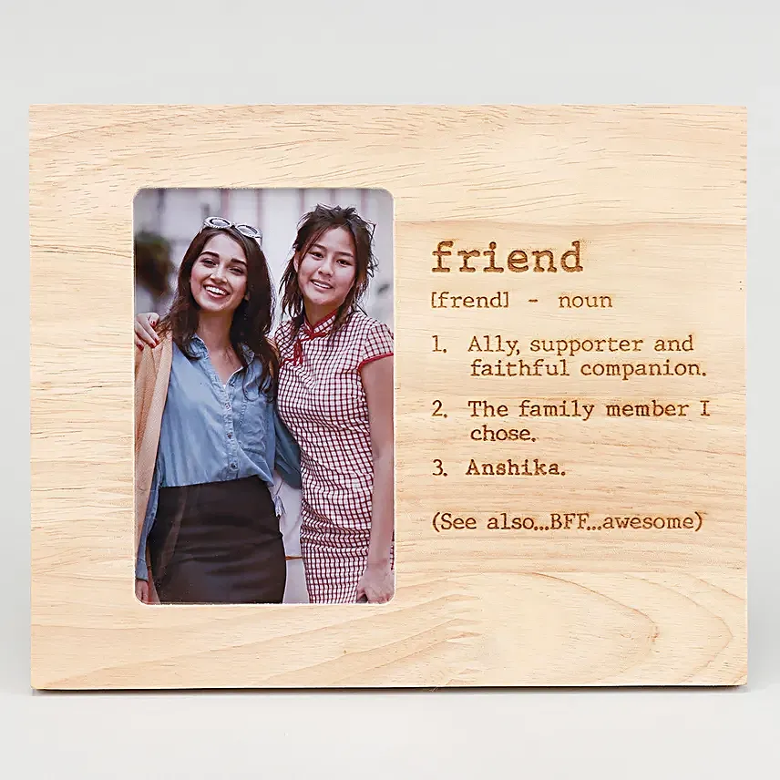 Personalised Friendship Day Special Frame