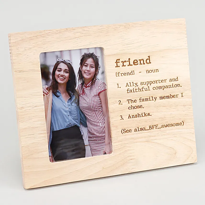 Personalised Friendship Day Special Frame