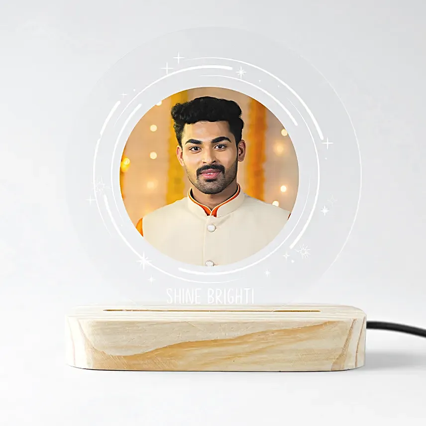 Personalised Glow of Love LED Lamp