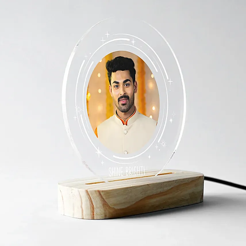 Personalised Glow of Love LED Lamp
