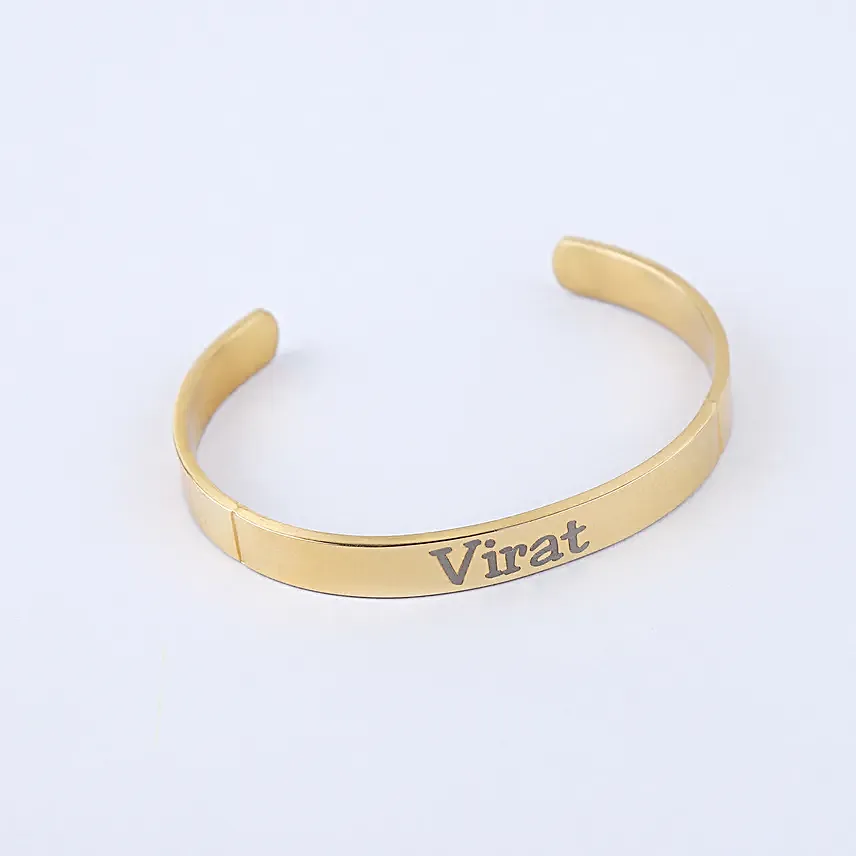 Personalised Golden Glow Bracelet