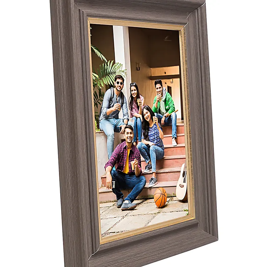 Personalised Golden Textured Photo Frame