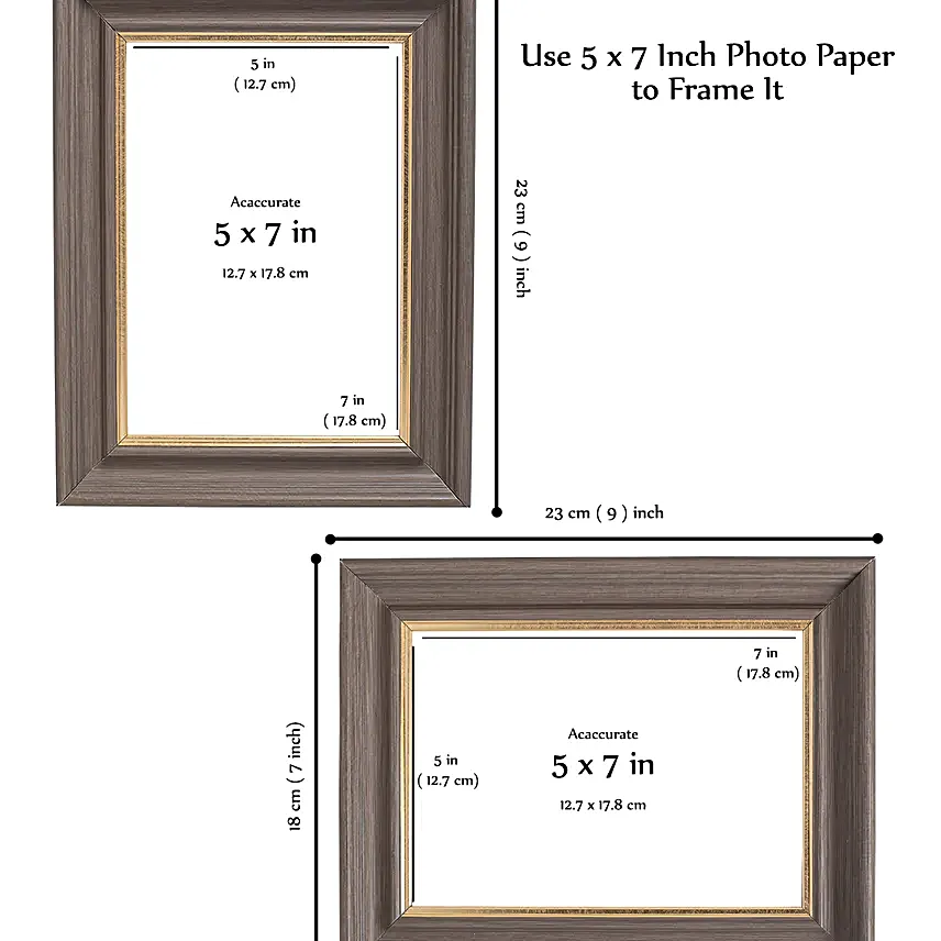 Personalised Golden Textured Photo Frame