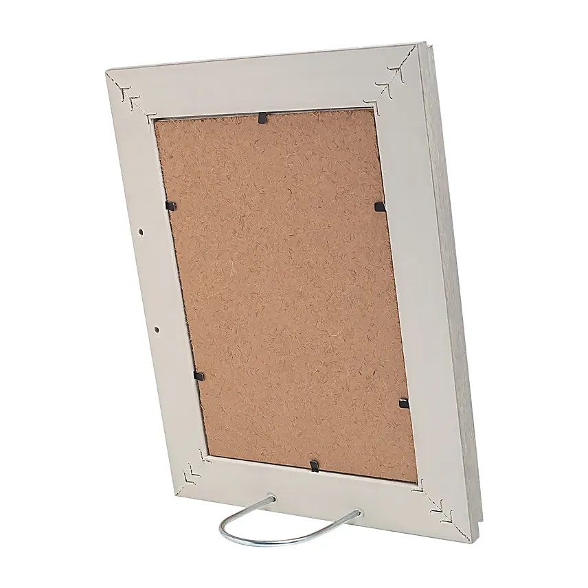 Personalised Grey Wooden Table Top Photo Frame