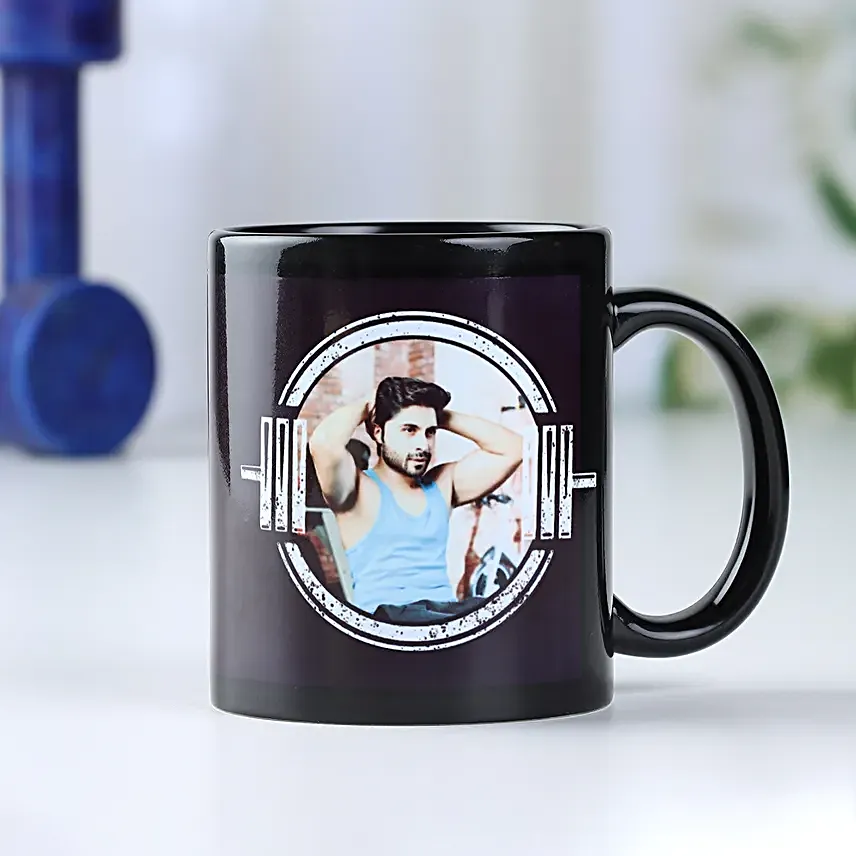 Personalised Gym Lover Photo Mug