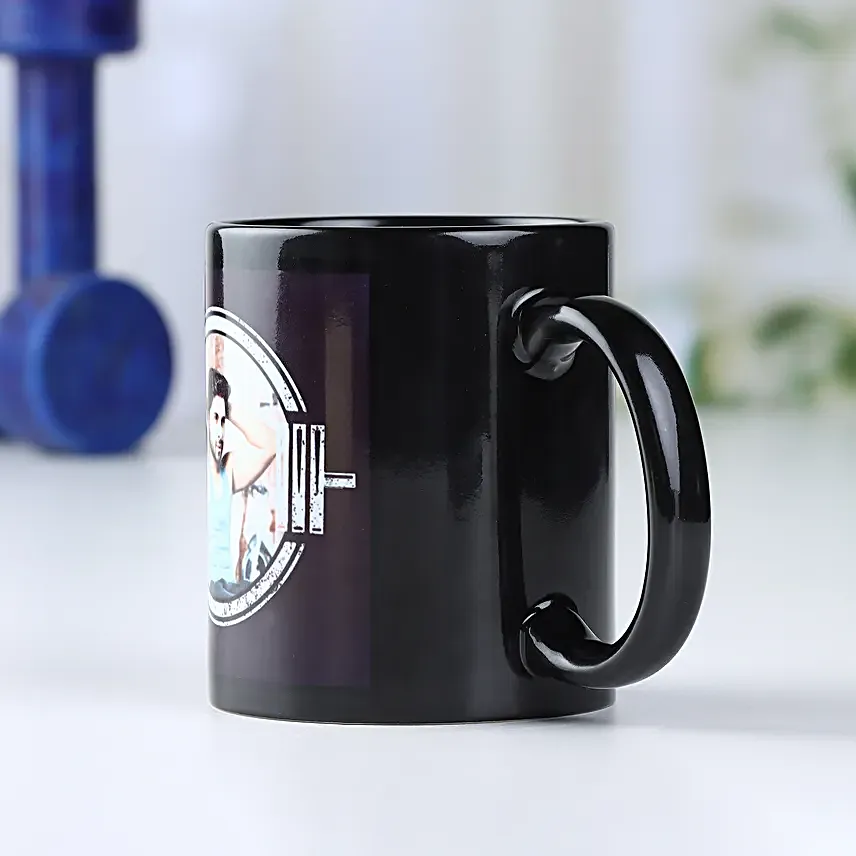 Personalised Gym Lover Photo Mug