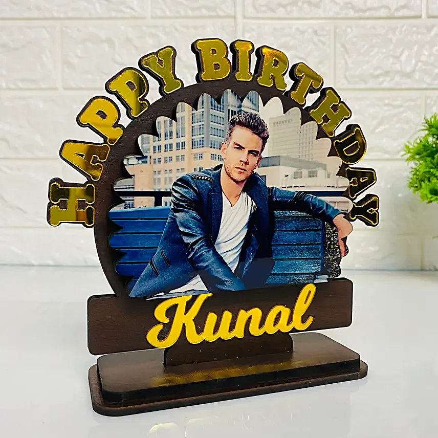 Personalised Happy B Day Table Top