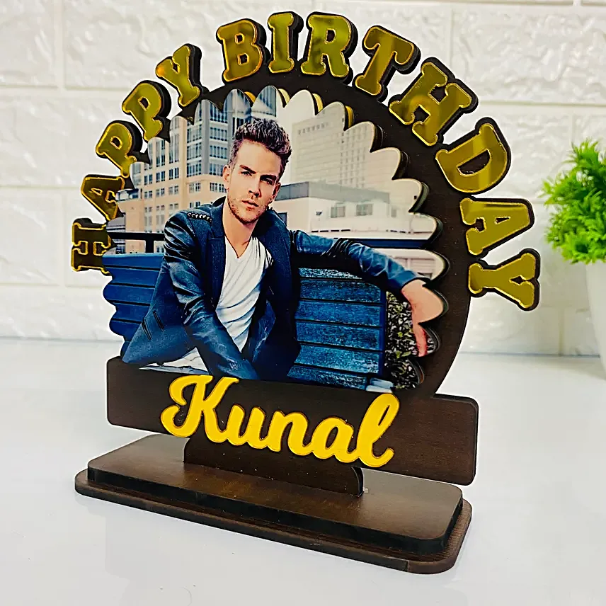 Personalised Happy B Day Table Top