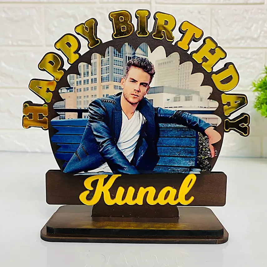 Personalised Happy B Day Table Top