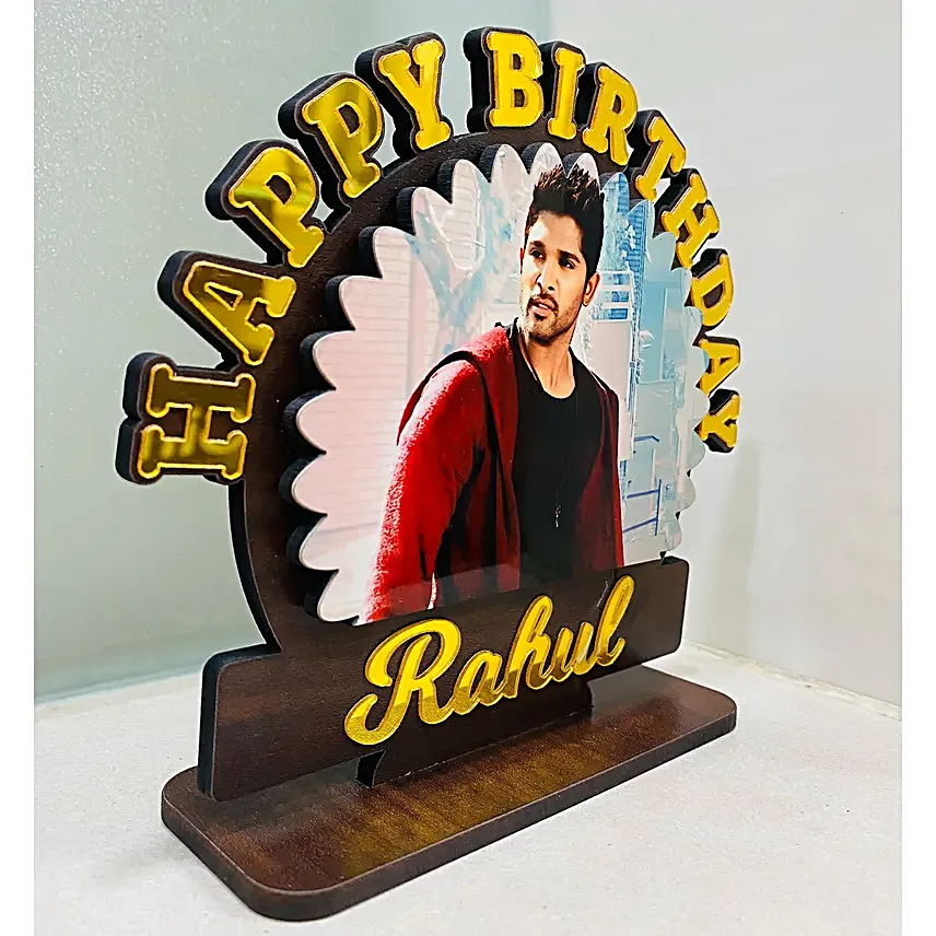Personalised Happy B Day Table Top