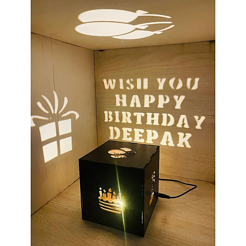 Personalised Happy Birthday Shadow Box