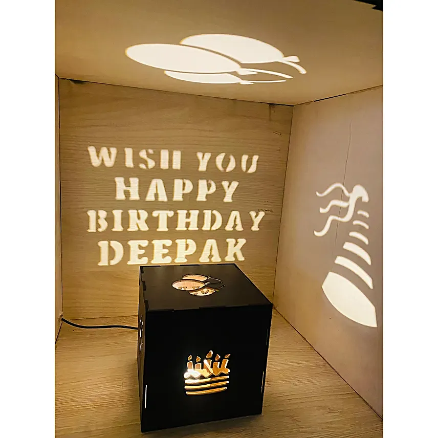 Personalised Happy Birthday Shadow Box