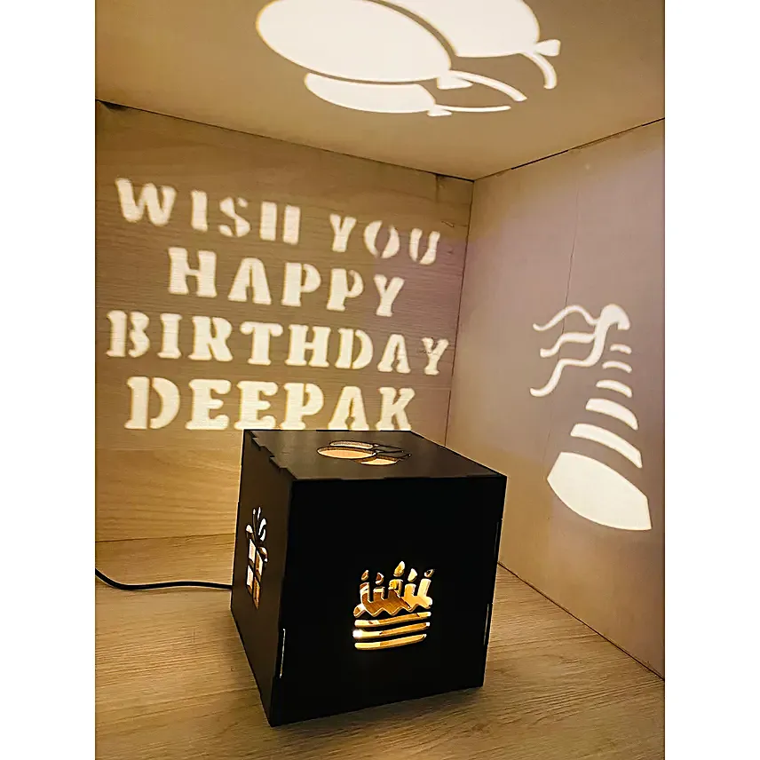 Personalised Happy Birthday Shadow Box