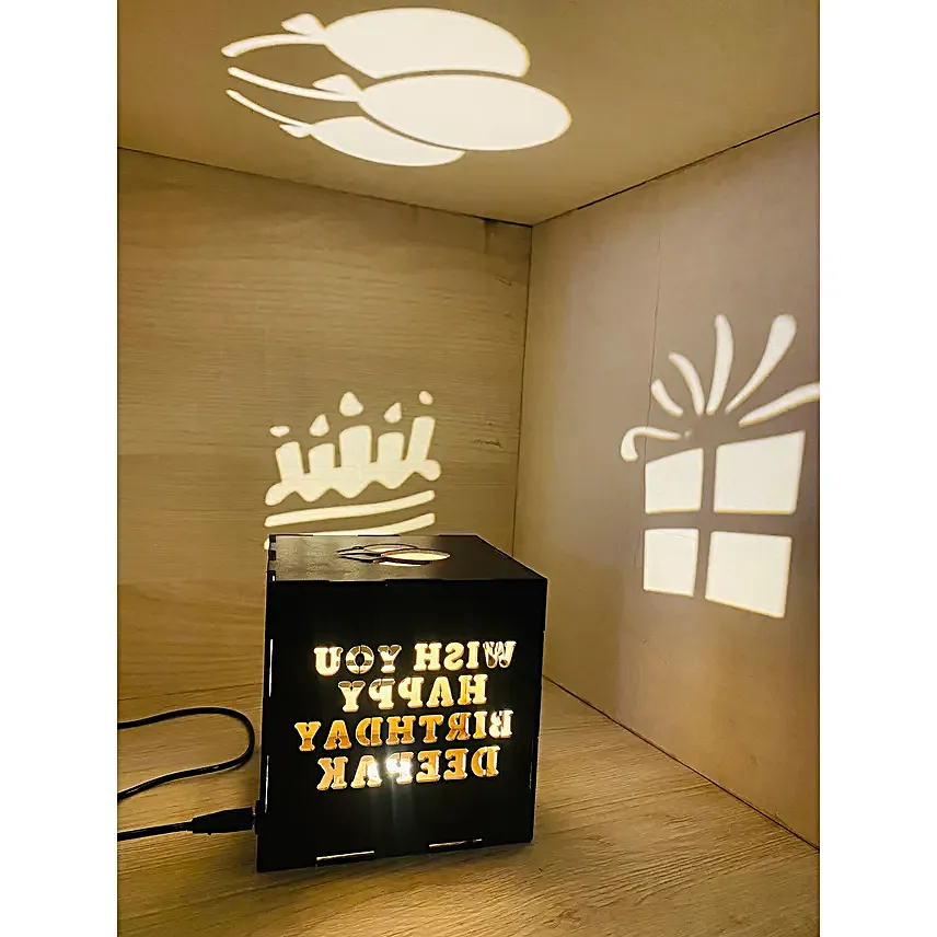 Personalised Happy Birthday Shadow Box