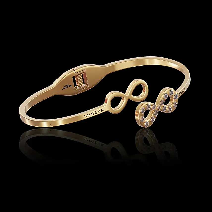Personalised Hattori Gold Bracelet