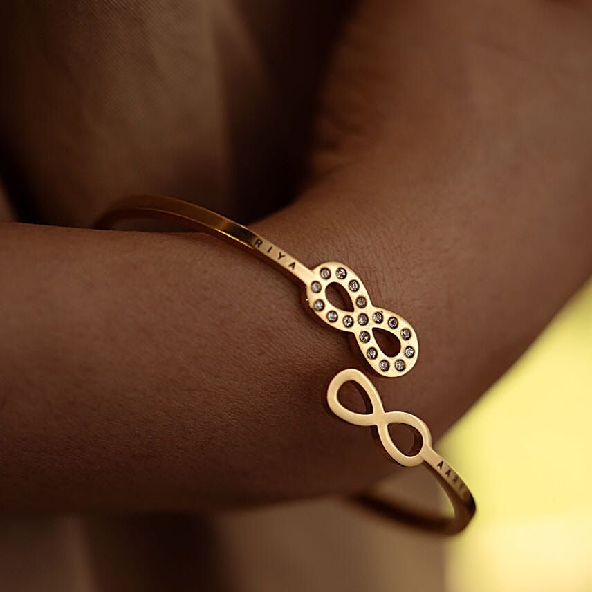 Personalised Hattori Gold Bracelet