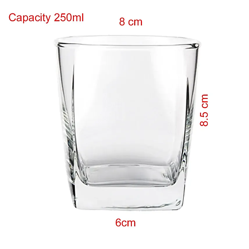 Personalised Kal Se Daaru Band Whiskey Glass Set of 2