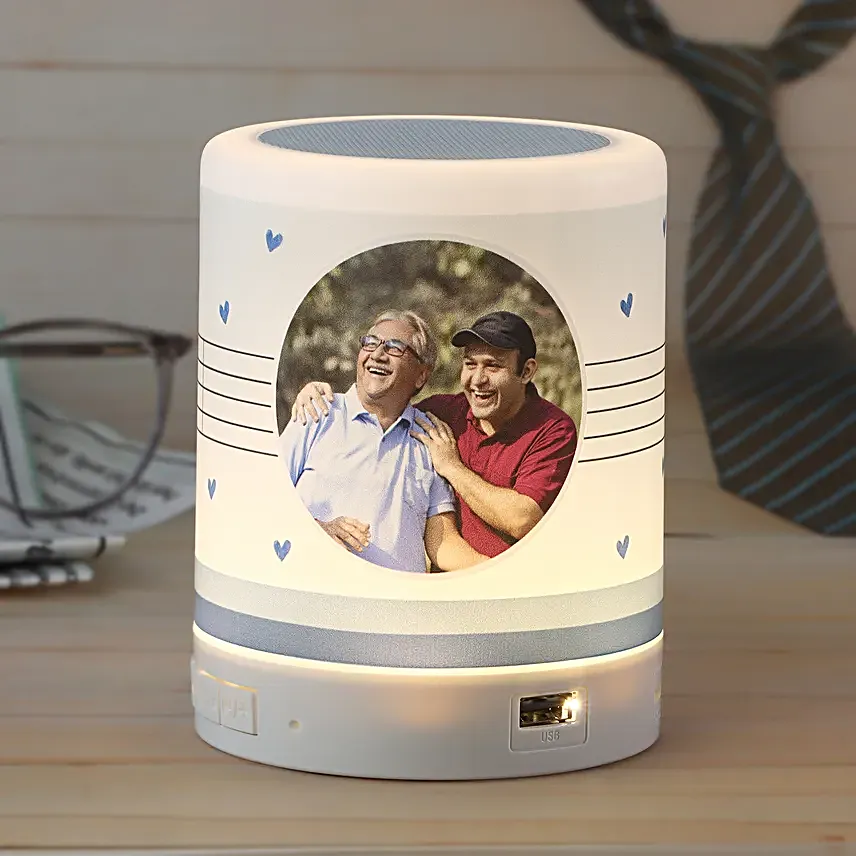 Personalised LED Lamp Speaker For Dad