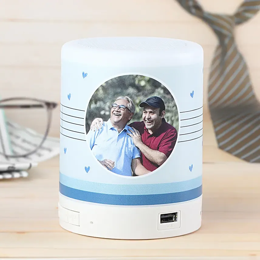 Personalised LED Lamp Speaker For Dad