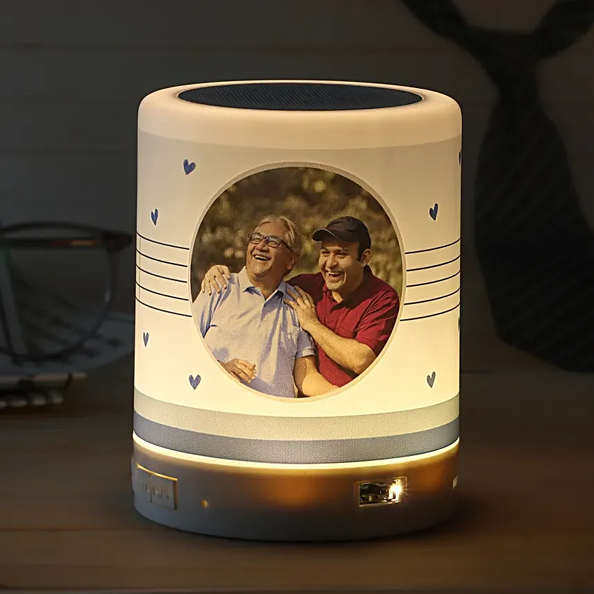 Personalised LED Lamp Speaker For Dad