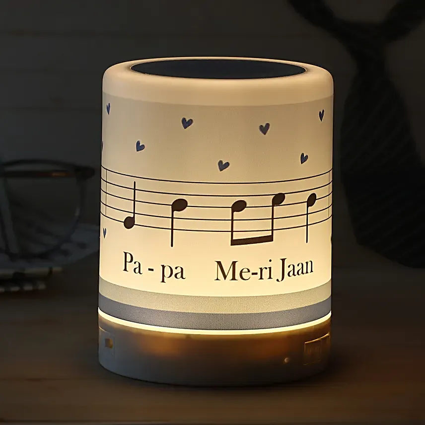 Personalised LED Lamp Speaker For Dad