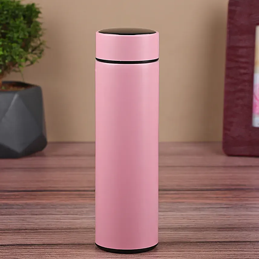 Personalised LED Temperature Bottle