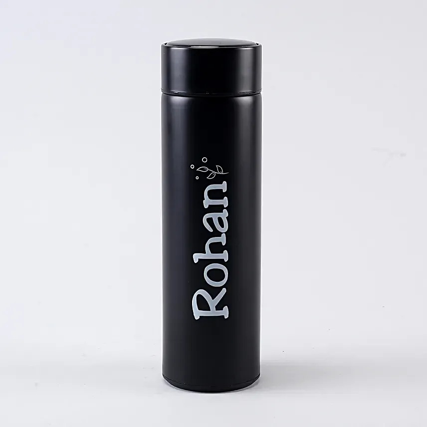 Personalised LED Temperature Bottles