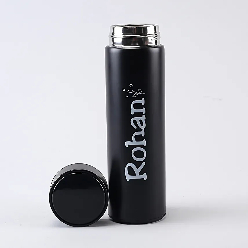 Personalised LED Temperature Bottles
