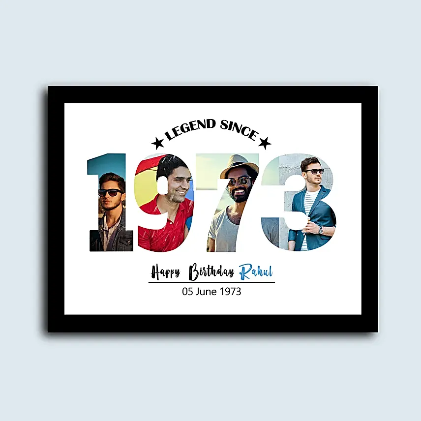 Personalised Legend Since Photo Frame