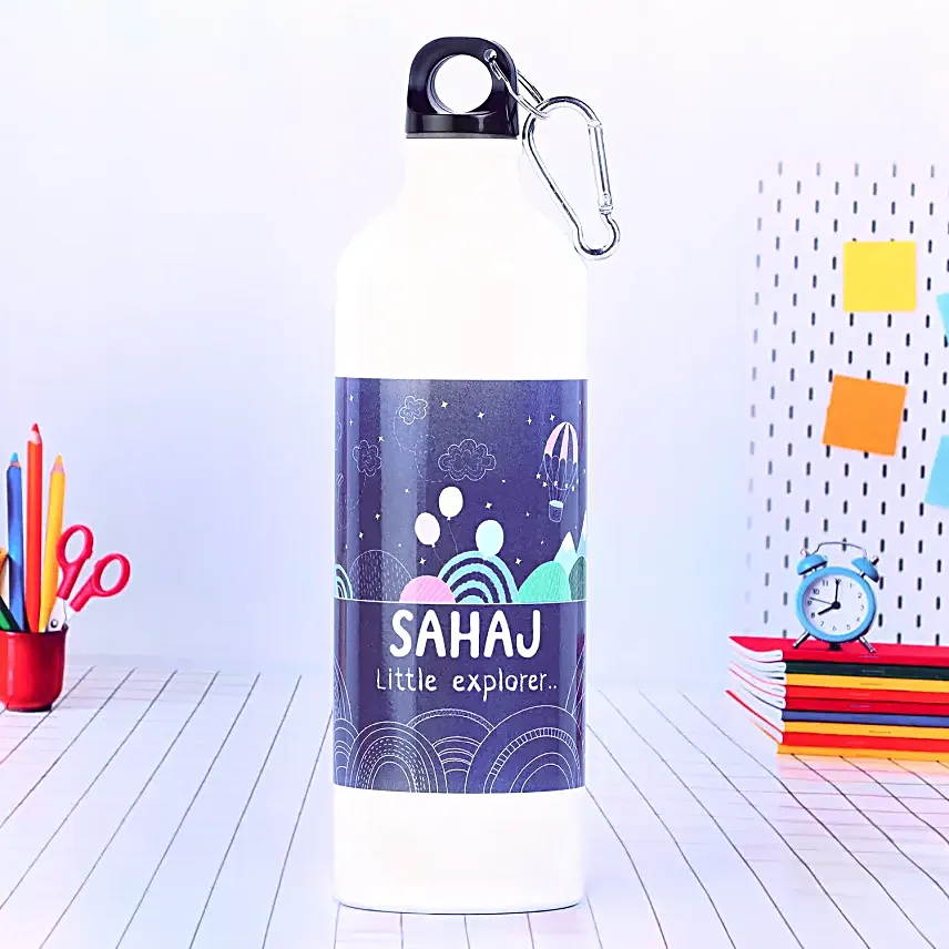 Personalised Little Explorer Water Bottle