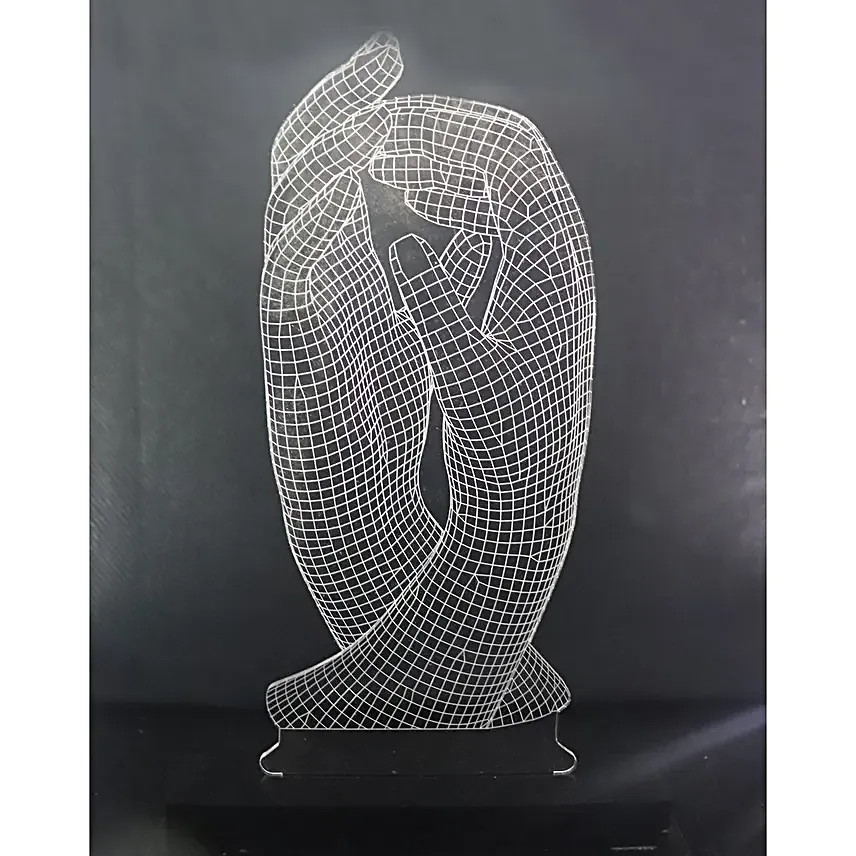 Personalised Love Hands LED Lamp