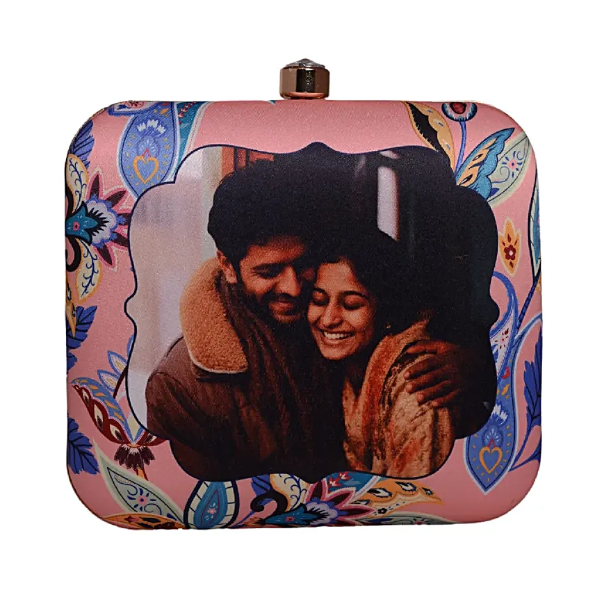 Personalised Love Story Clutch Bag