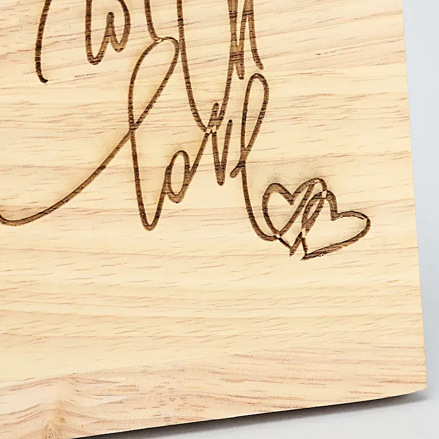 Personalised Made With Love Photo Frame