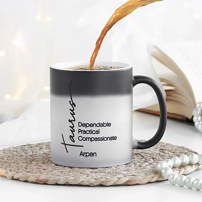 Personalised Magic Mug For Taurean