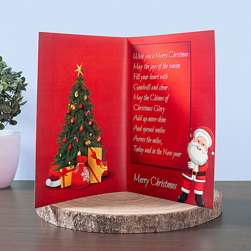 Personalised Merry Christmas Greeting Card