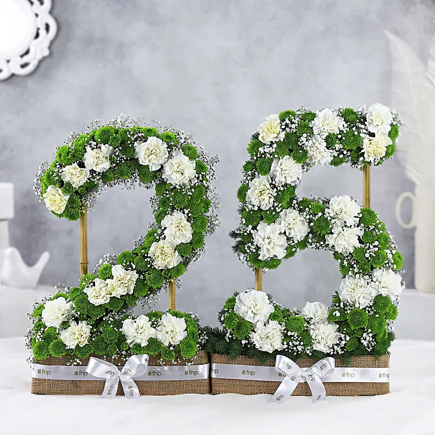 Personalised Milestone Carnation Gift Arrangement