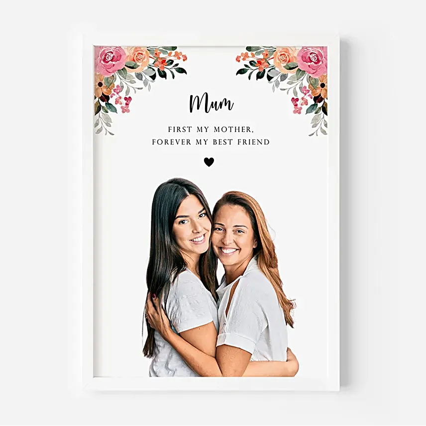 Personalised Mom is BFF Frame