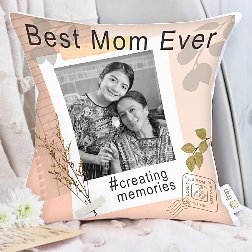 Personalised Moms Love Cushion