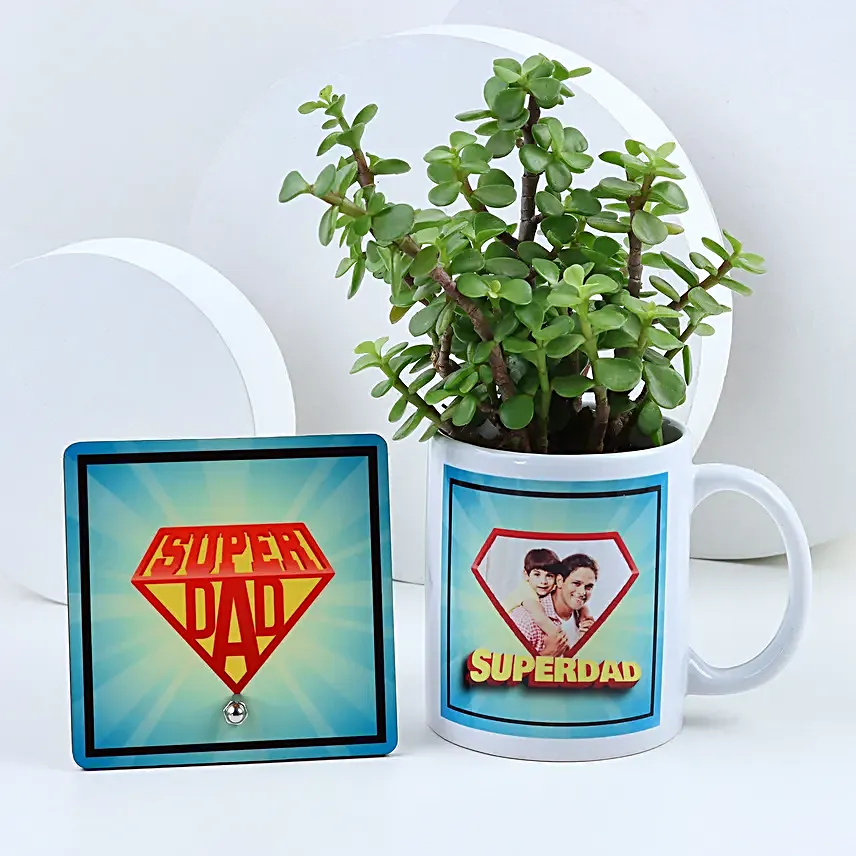 Personalised Mug and Jade Tribute for Dad