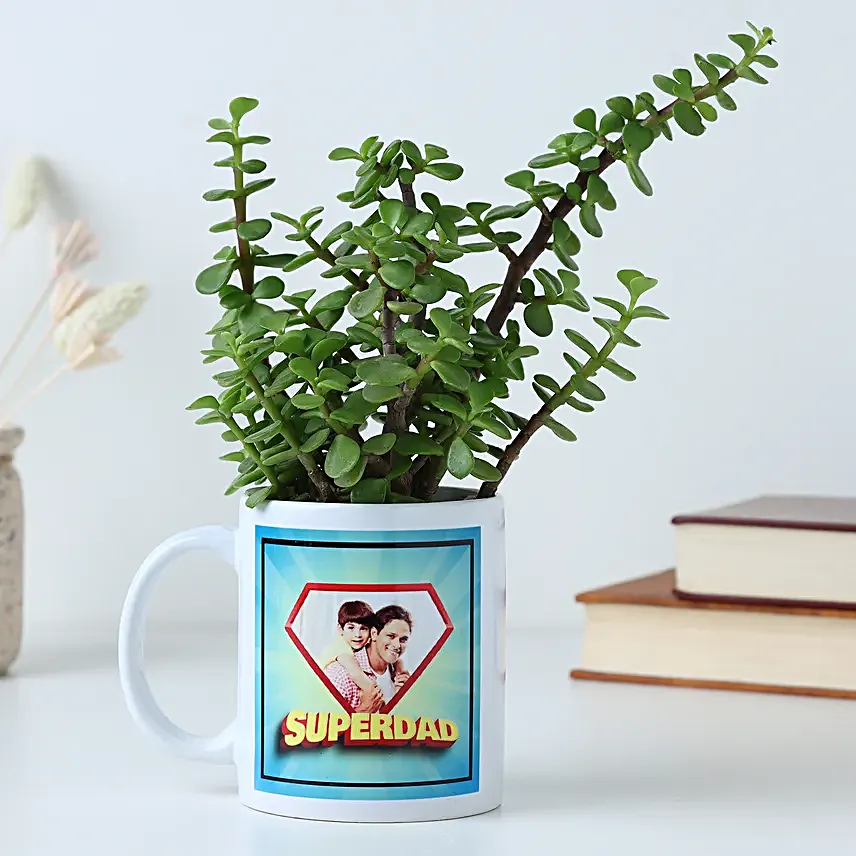 Personalised Mug and Jade Tribute for Dad