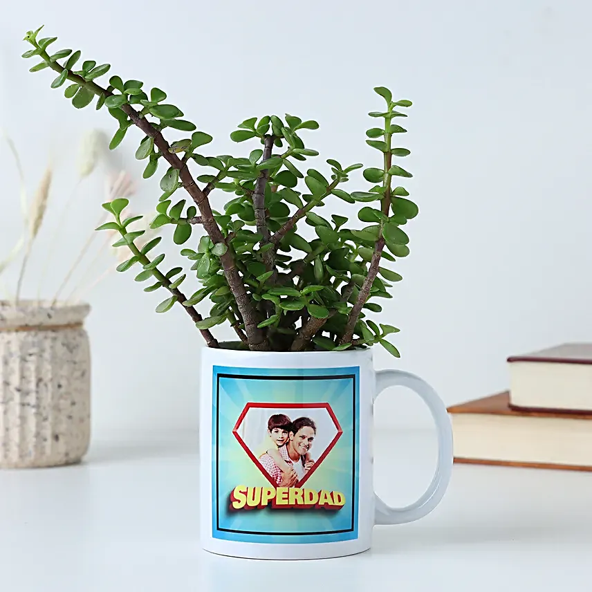 Personalised Mug and Jade Tribute for Dad