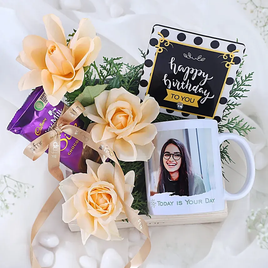 Personalised Mug with Chocolate Temptations