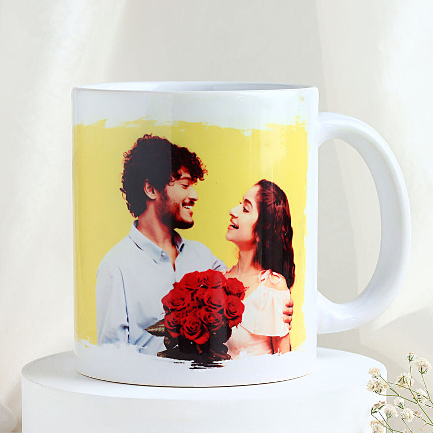 Personalised Mug with Money Plant