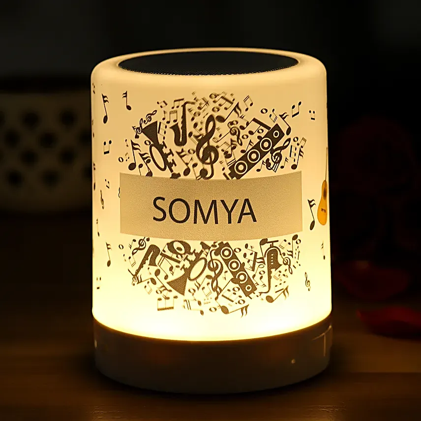 Personalised Musical Bluetooth LED Speaker