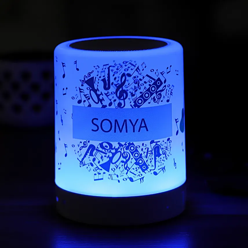 Personalised Musical Bluetooth LED Speaker