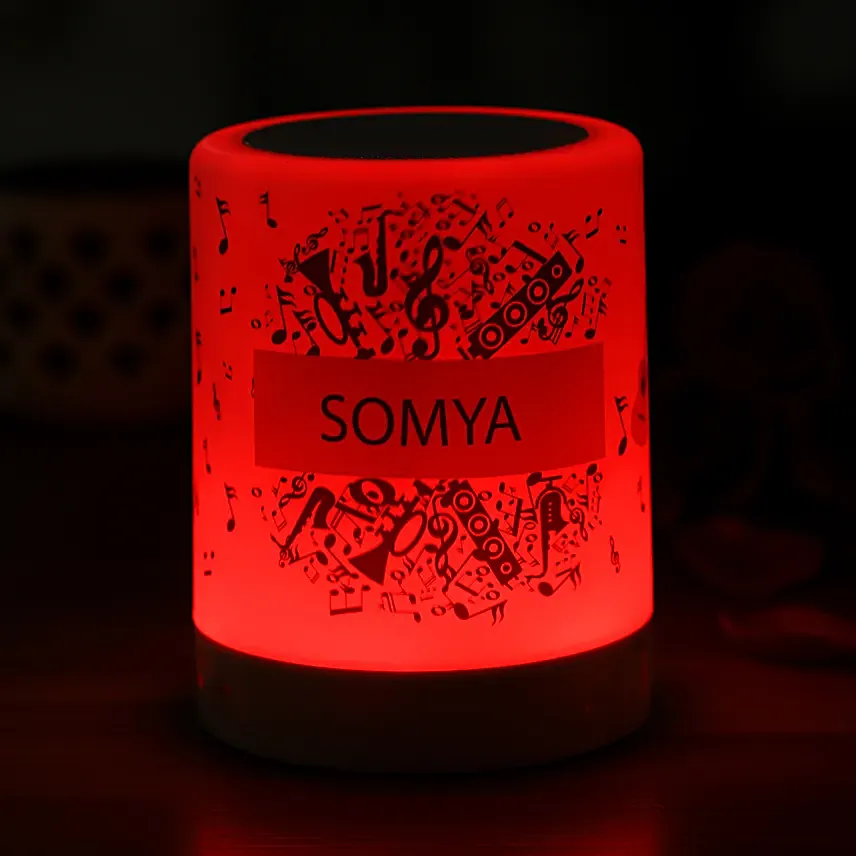 Personalised Musical Bluetooth LED Speaker
