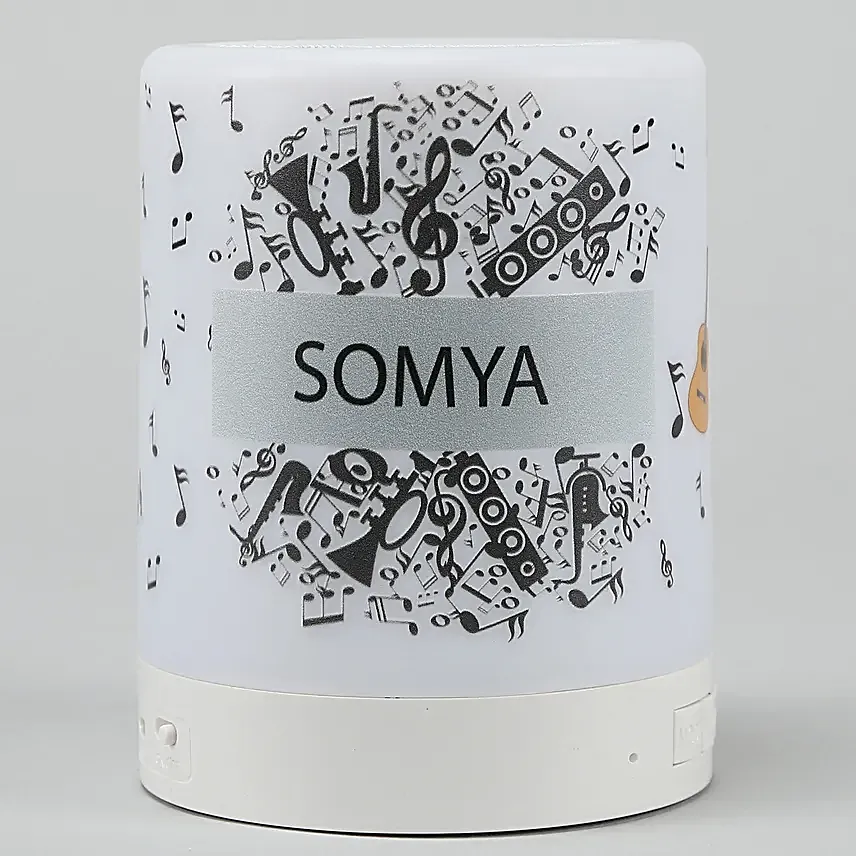 Personalised Musical Bluetooth LED Speaker