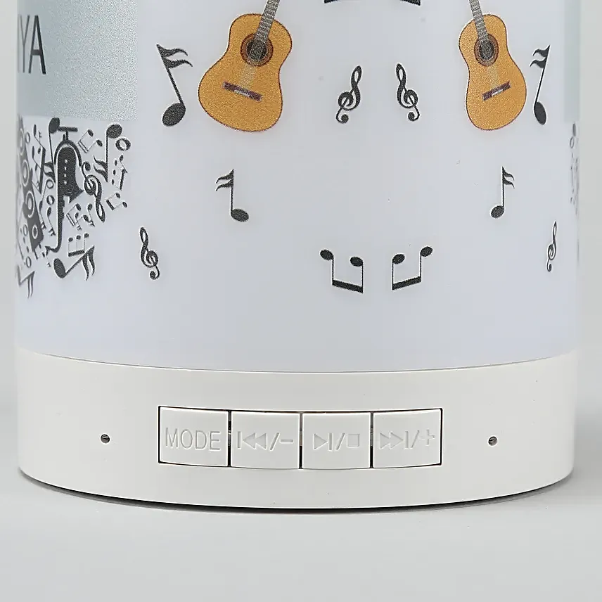 Personalised Musical Bluetooth LED Speaker