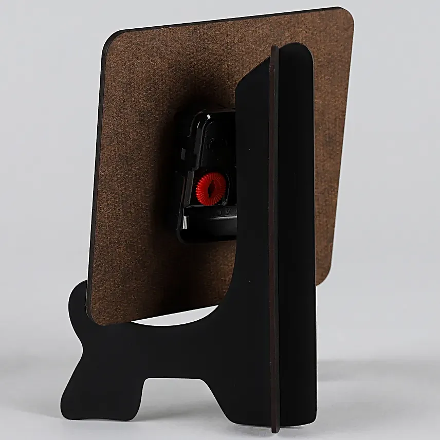 personalised table clock for dad