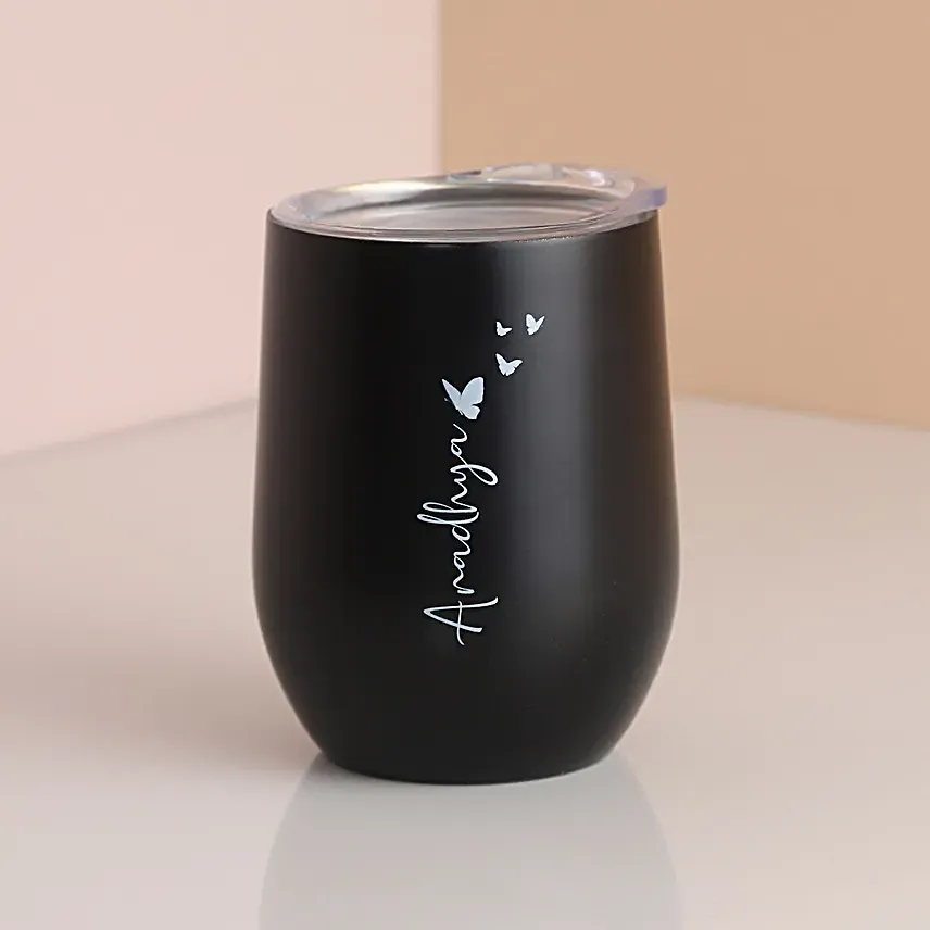 Personalised Name Black Mug